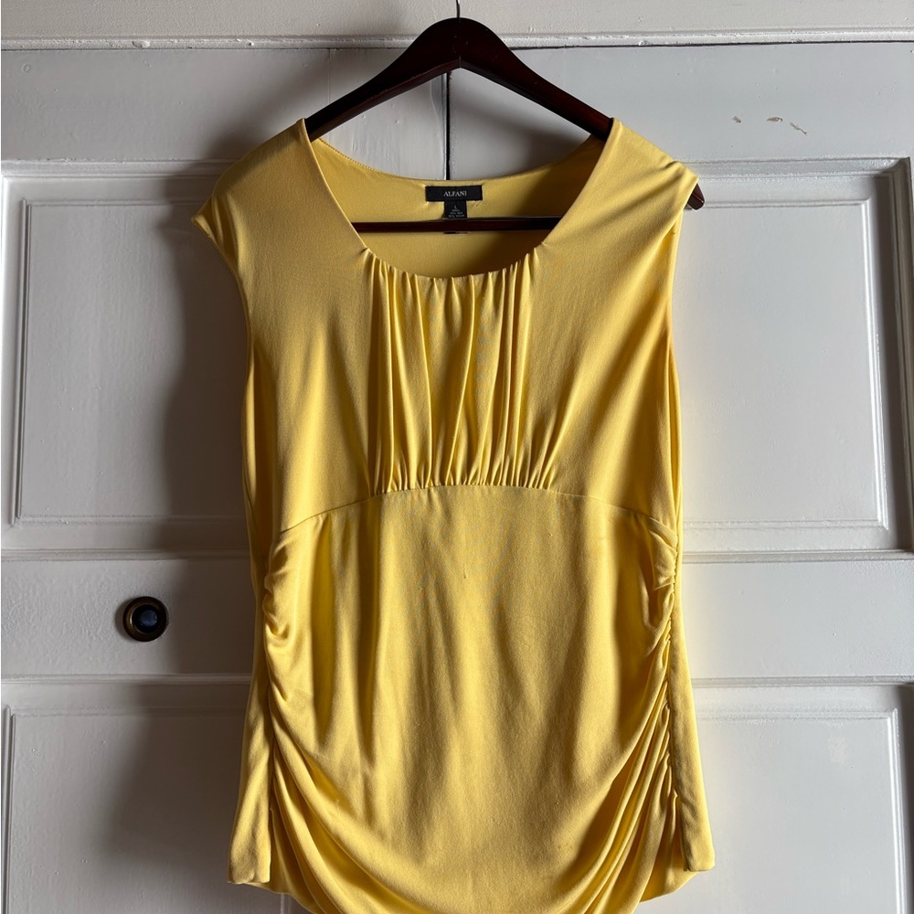 Alfani Yellow Blouse